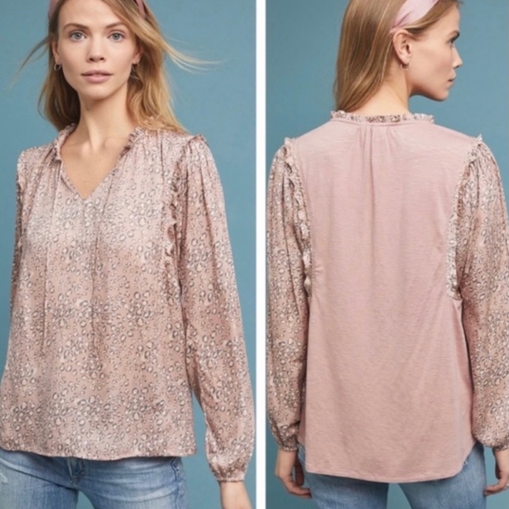 Dolan Left Coast Collection Anthropologie shirt. Size small. Color pink.